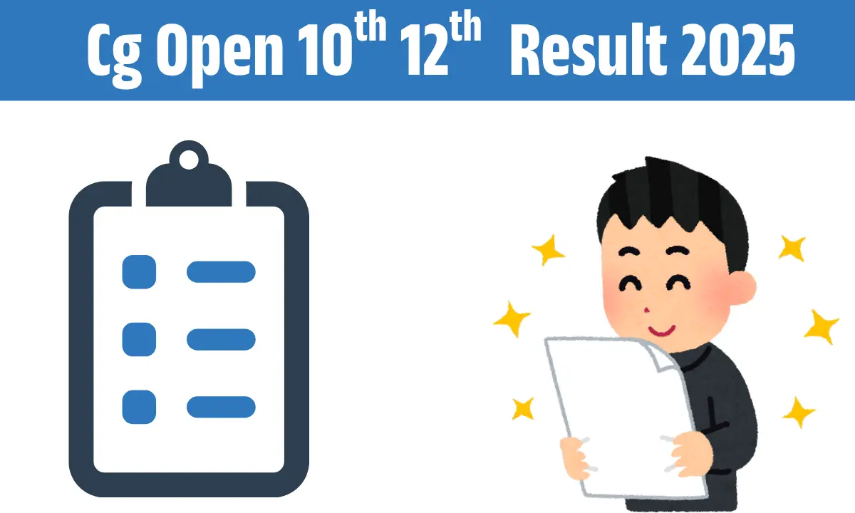 Cg Open Result 2025