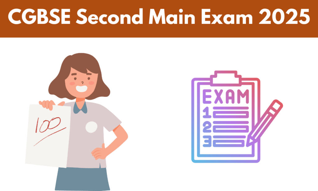 Cg board 2nd main exam time table 2025 pdf